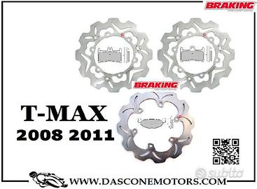 Kit dischi e pastiglie Tmax Braking 2008 2011