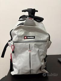 Zaino da viaggio a trolley Lotto grigio con manico