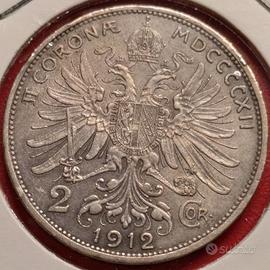 2 Corone 1912 Austria Francesco Giuseppe I