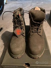 Stivaletti Timberland verde militare uomo n. 41