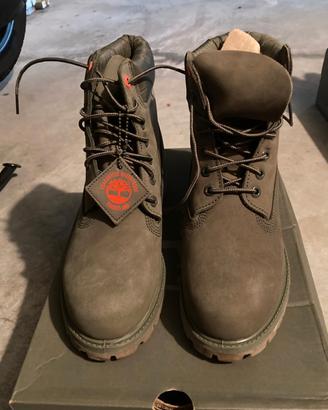 Stivaletti Timberland verde militare uomo n. 41