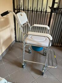 sedia doccia/wc NUOVA MAI USATA