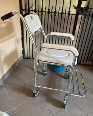 sedia doccia/wc NUOVA MAI USATA