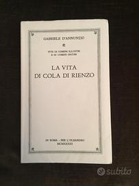 G. d'annunzio - la vita di cola di rienzo (1933)