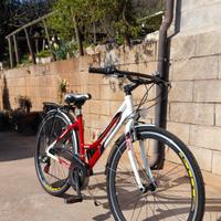bici da donna 28 pronta all'uso in alluminio  