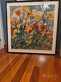 M. Cascella  "Dalie a Portofino" - Serigrafia
