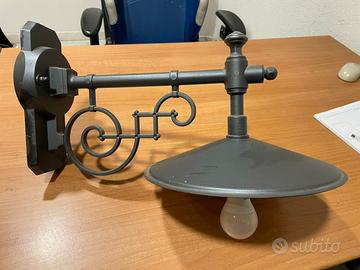 Lampada a muro vintage industrial style