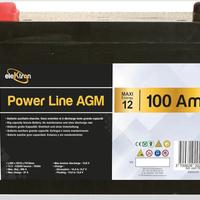 Batteria Powerline agm 12v 100A