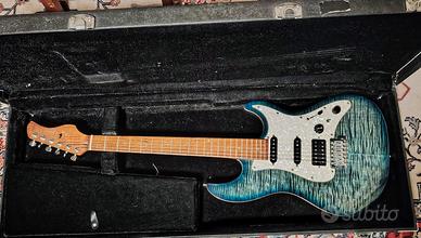 Sire Larry Carlton S7 trans blue Piezo LR Baggs