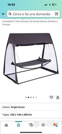 Zanzariera con letto