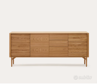Credenza Lenon KAVE HOME 3 ante 3 cassetti legno