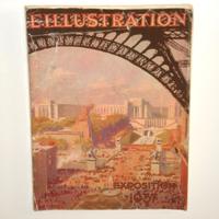 rivista l'illustration exposition paris 1937 usata