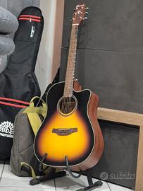 chitarra crafter hd100 elettrificata 