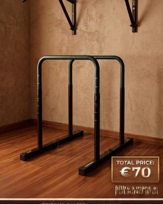 Kit Completo Calisthenics: Sbarra Muro + Parallele