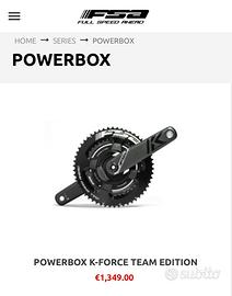 Guarnitura FSA Powerbox TEAM EDITION NUOVA
