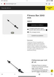 Technogym fitness Bar 2010 mm