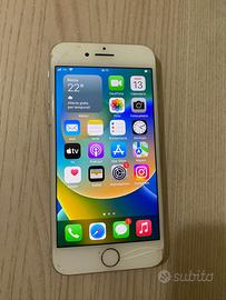 iPhone 8 64GB Bianco (Vetro rotto)