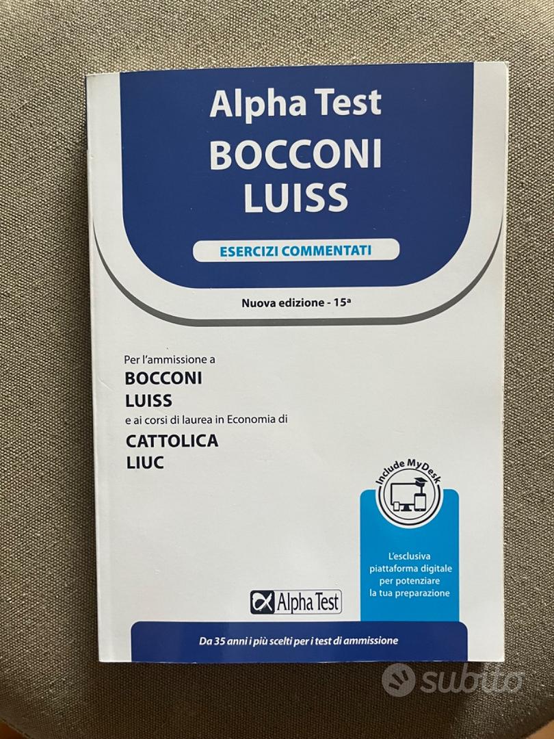 Alpha test Bocconi/Luiss + economia Cattolica - Libri e Riviste In vendita  a Monza e della Brianza