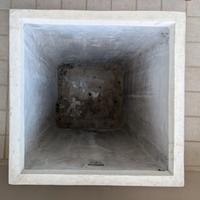 VASO GRAFFITI QU BIANCO ALTO