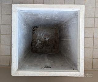 VASO GRAFFITI QU BIANCO ALTO