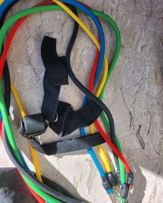 gruppo di elastici di resistenza per allenamento 
