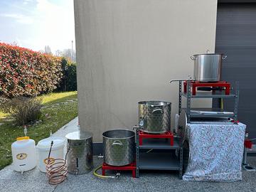 Impianto produzione birra all grain 35-50L