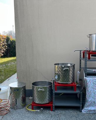 Impianto produzione birra all grain 35-50L