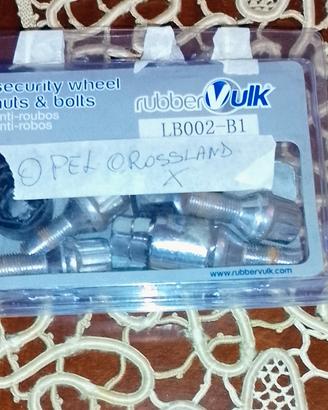 Bulloni Antifurto ruote per Opel Crossland e altre