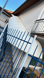 pensilina, capottina per coprire scala di 1 piano