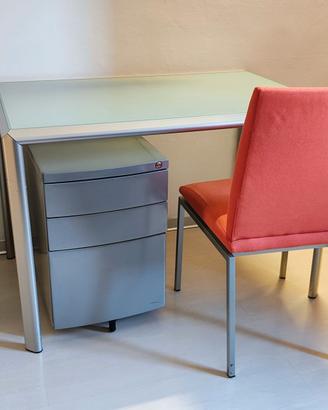 Scrivania + sedia + cassettiera: Calligaris