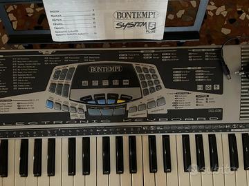 Bontempi PM 665 Electronic Keyboard con leggio 