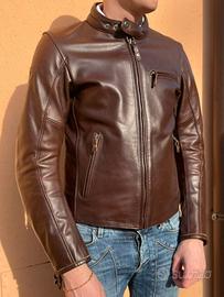 Giacca pelle moto heritage