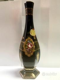 Vaso Limoges esagonale blue de four