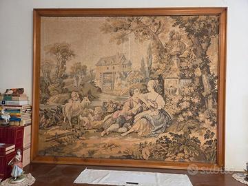 Arazzo damascato scena silvestre