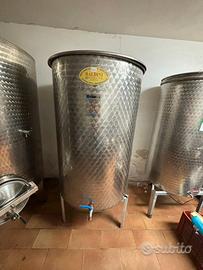 Contenitore Cisterna Inox per Olio/Vino da 600 lt