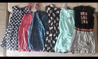 vestiti estate bambina 7/8 anni 