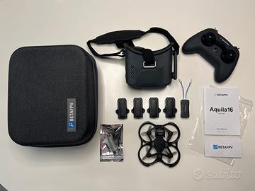 Drone FPV Aquila 16 kit completo con 4 batterie