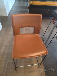 SGABELLO KOBE di DESALTO  con struttura nera