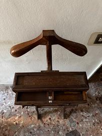 Appendiabiti vintage anni ‘50 in mogano