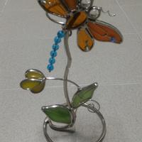 Porta fiori e candele in ferro artigianale