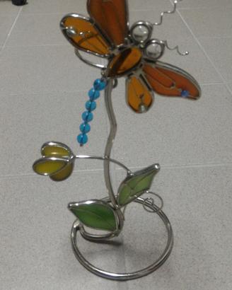 Porta fiori e candele in ferro artigianale