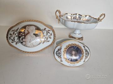 Tris di oggetti porcellana di Limoges