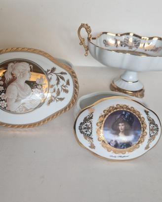 Tris di oggetti porcellana di Limoges