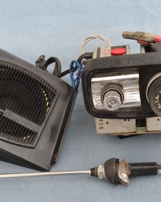 Kit autoradio vintage autovox cassa e antenna tele