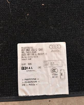Tappettino guidatore audi a3