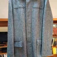 Giacca cappotto grigio uomo.