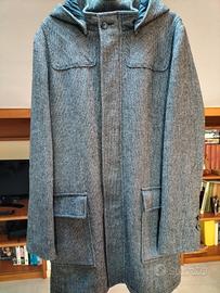 Giacca cappotto grigio uomo.