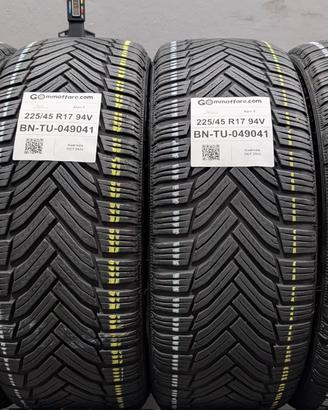 4 Pneumatici 225/45 R17 Michelin Alpin 6