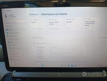 PC HP PAVILION DV6 FUNZIONATE AL 100%