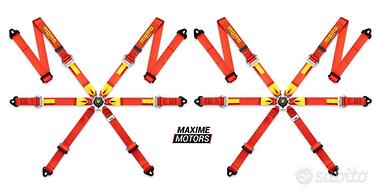 Kit 2 cinture MOMO PRO RACING 6 punti omologate FI